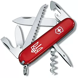 Мультитул Victorinox Camper Ukraine (1.3613_T0010u) Красный Трезубец белый - фото Мультитул Victorinox Camper Ukraine (1.3613_T0010u) Красный Трезубец белый