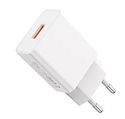 Сетевое зарядное устройство XO L127 18w QC3.0 home charger white - фото Сетевое зарядное устройство XO L127 18w QC3.0 home charger white