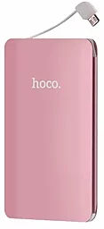 Повербанк Hoco B13 5000mAh Card style Rose Gold - фото Повербанк Hoco B13 5000mAh Card style Rose Gold