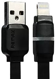 Кабель Remax Breathe USB-A - Lightning 12w 2.4a 1м cable Black (RC-029i)