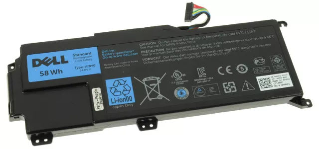 Аккумулятор для ноутбука Dell V79Y0 / 14.8V 5200mAh Black Black - фото 1