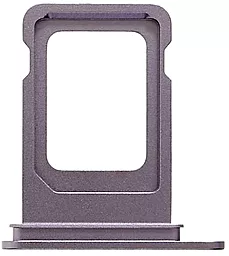 Держатель (лоток) Сим карты Apple iPhone 14 / iPhone 14 Plus Single SIM Purple