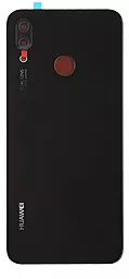 Задняя крышка корпуса Huawei P20 Lite / Nova 3e со стеклом камеры Black - миниатюра 2