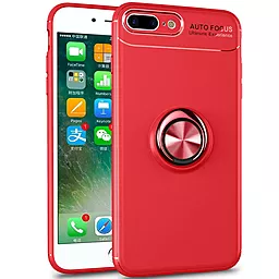 Чехол Deen ColorRing под магнитный держатель (opp) для Apple iPhone X, iPhone XS (5.8")  Красный / Красный