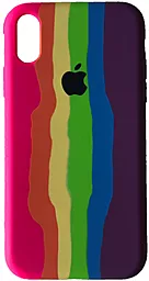 Чехол 1TOUCH Silicone Case Full для Apple iPhone X, iPhone XS Rainbow 7
