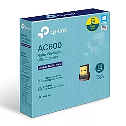 Беспроводной адаптер (Wi-Fi) TP-Link Беспроводной адаптер TP-Link Archer T600U Nano (AC600, mini) - миниатюра 3
