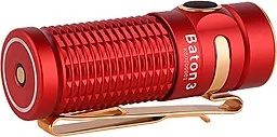 Фонарик аккумуляторный Olight Baton 3 Premium (1x16340) Red - миниатюра 4 Фонарик аккумуляторный Olight Baton 3 Premium (1x16340) Red - миниатюра 4