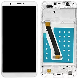 Дисплей Huawei P Smart 2017, Enjoy 7s з тачскріном і рамкою, White - фото Дисплей Huawei P Smart 2017, Enjoy 7s з тачскріном і рамкою, White