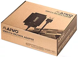Адаптер Maiwo 2.5''/3.5'' IDE/SATA HDD/SSD, 5.25'' CD-ROM To USB 3.0 БП 12А/2A (K132U3IS) - миниатюра 7