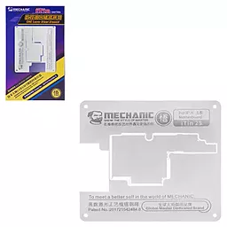 BGA трафарет (для реболлинга) Mechanic iTin 25 для Apple iPhone X motherboard - фото BGA трафарет (для реболлинга) Mechanic iTin 25 для Apple iPhone X motherboard