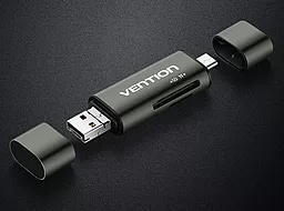 Кардридер Vention OTG USB 3.0 + Type C/TF/SD (CCHH0) - миниатюра 7