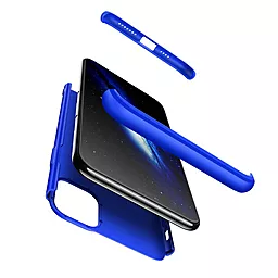 Чохол LikGus GKK 360 градусів (opp) для Apple iPhone 12 (6.1") Синій - мініатюра 2