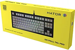 Клавіатура HATOR Skyfall TKL PRO Yellow (HTK-657) - мініатюра 7