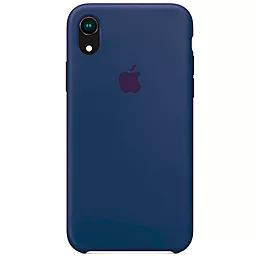 Чехол Silicone Case для Apple iPhone X, iPhone XS Deep Navy