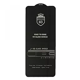 Защитное стекло 1TOUCH 6D EDGE TO EDGE для Xiaomi Redmi 10C/12C/Poco C40 (без упаковки) Black