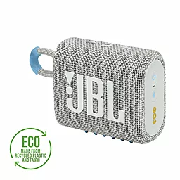 Колонки акустические JBL Go 3 Eco White (JBLGO3ECOWHT) - миниатюра 2
