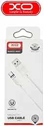 Кабель XO NB187 Magnetic USB-A - Type-C 10.5w 1м cable White - миниатюра 2