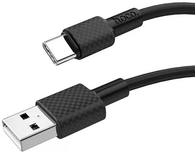 Кабель Hoco X29 Superior Style USB-A - Type-C 10w 1м cable Black - фото 3