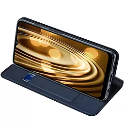 Чехол Dux Ducis с карманом визиток Samsung A025 Galaxy A02s  Blue - миниатюра 4