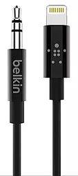 Аудио кабель Belkin Aux mini Jack 3.5 mm - USB Type-C M/M Cable 1.8 м чёрный (AV10172BT06-BLK)