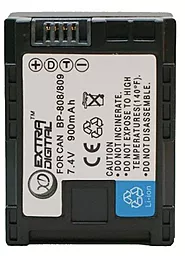 Аккумулятор для видеокамеры Canon BP-808 chip (900 mAh) BDC2415 ExtraDigital