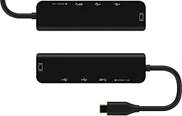 Мультипортовый USB Type-C хаб XoKo AC-405 5-in-1 hub black (XK-AC-405) - фото Мультипортовый USB Type-C хаб XoKo AC-405 5-in-1 hub black (XK-AC-405)