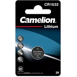 Батарейки Camelion CR1632 Lithium 1шт (CR1632-BP1) - фото Батарейки Camelion CR1632 Lithium 1шт (CR1632-BP1)