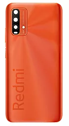 Задняя крышка корпуса Xiaomi Redmi 9T / Redmi 9 Power / Redmi Note 9 4G со стеклом камеры Original Sunrise Orange
