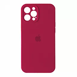 {"ru": "Чехол", "uk": "Чохол"} Silicone Case Full Camera для Apple iPhone 15 Pro Max rose red