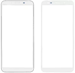 Корпусное стекло дисплея Samsung Galaxy J6 J600F 2018 (с OCA пленкой) White