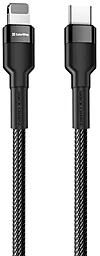 Кабель USB PD ColorWay 20W 3А 0.3M USB Type-C - Lightning Cable Black (CW-CBPDCL054-BK)