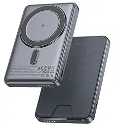 Повербанк Hoco Q46 Title 5000mAh 20W Silver Gray - фото Повербанк Hoco Q46 Title 5000mAh 20W Silver Gray