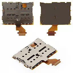 Конектор SIM-карти HTC One M8 Dual SIM / One M8e на дві SIM на шлейфі - фото Конектор SIM-карти HTC One M8 Dual SIM / One M8e на дві SIM на шлейфі