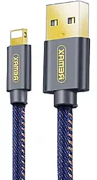 USB Кабель Remax Cowboy Lightning Cable 1.8M Blue (RC-096i)