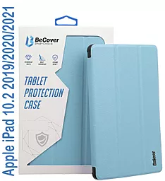 Чехол для планшета BeCover Smart Case для Apple iPad 10.2" 7 (2019), 8 (2020), 9 (2021) Light Blue (707965) - фото Чехол для планшета BeCover Smart Case для Apple iPad 10.2" 7 (2019), 8 (2020), 9 (2021) Light Blue (707965)
