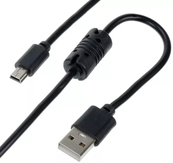 Кабель USB Siyoteam 10w 2a 3m mini USB cable black - фото 1