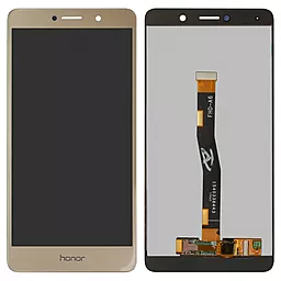 Дисплей Huawei Mate 9 Lite Global Version, GR5 2017, Honor 6X 2017 (BLN-AL10, BLL-L22, BLN-L21, BLL-L21, BLN-L22, BLL-L23, BLN-L24, BLN-AL40, BLN-TL10, BLN-AL20) з тачскріном, Gold