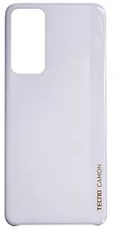 Задняя крышка корпуса Tecno Camon 18P Ceramic White - фото Задняя крышка корпуса Tecno Camon 18P Ceramic White