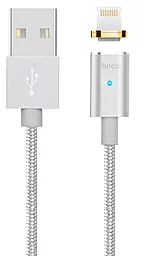 Кабель USB Hoco U16 Magnetic Lightning Cable 1.2M Silver