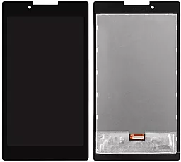 Дисплей для планшета Lenovo TAB 2 A7-30HC, A7-30DC, A7-30F, A7-30TC, A7-30GC (желтый шлейф, #TV070WSM-TL0) + Touchscreen (original) Black