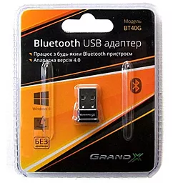 Bluetooth адаптер Grand-X BT40G - миниатюра 2