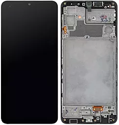 Дисплей Samsung Galaxy M32 M325 з тачскріном і рамкою, оригінал, Black