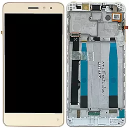 Дисплей Lenovo K6, K6 Power (K33b36, K33a42, K33a48) с тачскрином и рамкой, оригинал, Gold - фото Дисплей Lenovo K6, K6 Power (K33b36, K33a42, K33a48) с тачскрином и рамкой, оригинал, Gold