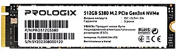 Накопичувач SSD PrologiX S380 512 GB (PRO512GS380)