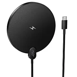 Беспроводное (индукционное) зарядное устройство Hoco CW62 15w wireless charger black - фото Беспроводное (индукционное) зарядное устройство Hoco CW62 15w wireless charger black