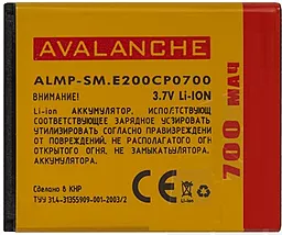 Акумулятор Samsung E200 / AB483640BU / ALMP-Р-SM.E200CP0700 (700 mAh) Avalanche
