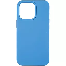 Чехол 1TOUCH Original Full Soft Case for iPhone 13 Pro Marine Blue (Without logo)
