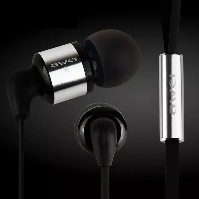 Наушники Awei ES-600M Grey - фото 2