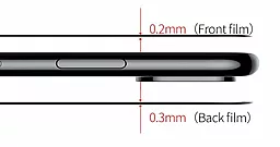 Защитное стекло Baseus 3D Full Body Apple iPhone X, iPhone XS Black (Front and Back) - миниатюра 3