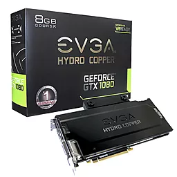 Видеокарта EVGA GeForce GTX 1080 FTW GAMING HYDRO COPPER (08G-P4-6299-KR)